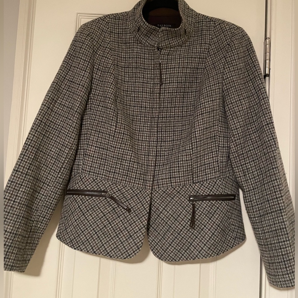 Talbot’s wool tweed blazer